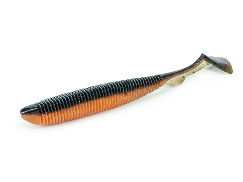 Leurre Souple Molix RA Shad 4.5" (11cm) - Action Réaliste, Parfumé Craw/poisson - Pour Carnassiers Eau Douce & Salée