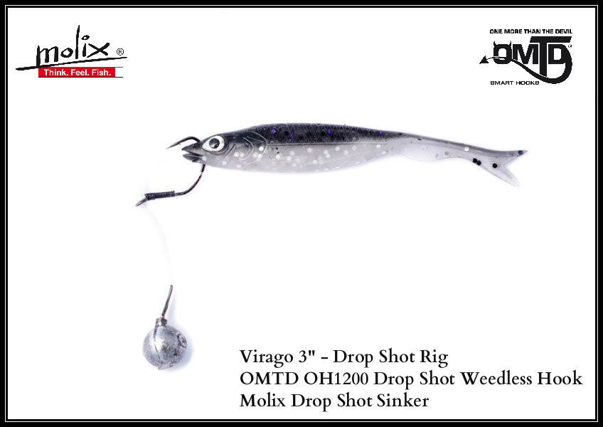 virago 3 drop shot rig